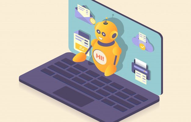 chatbot robot assistente
