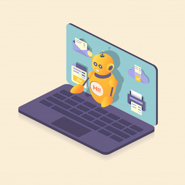 chatbot robot assistente