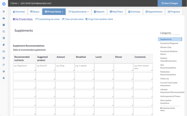 A cosa serve un software per nutrizionisti