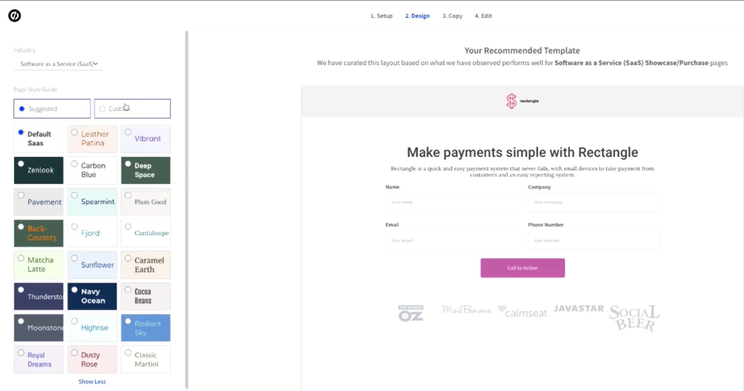 software per creare landing page 